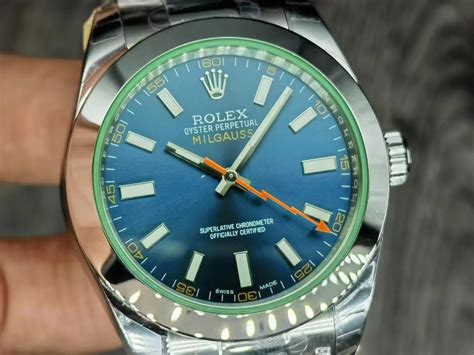 rolex milgauss original vs replica|Rolex Milgauss price chart.